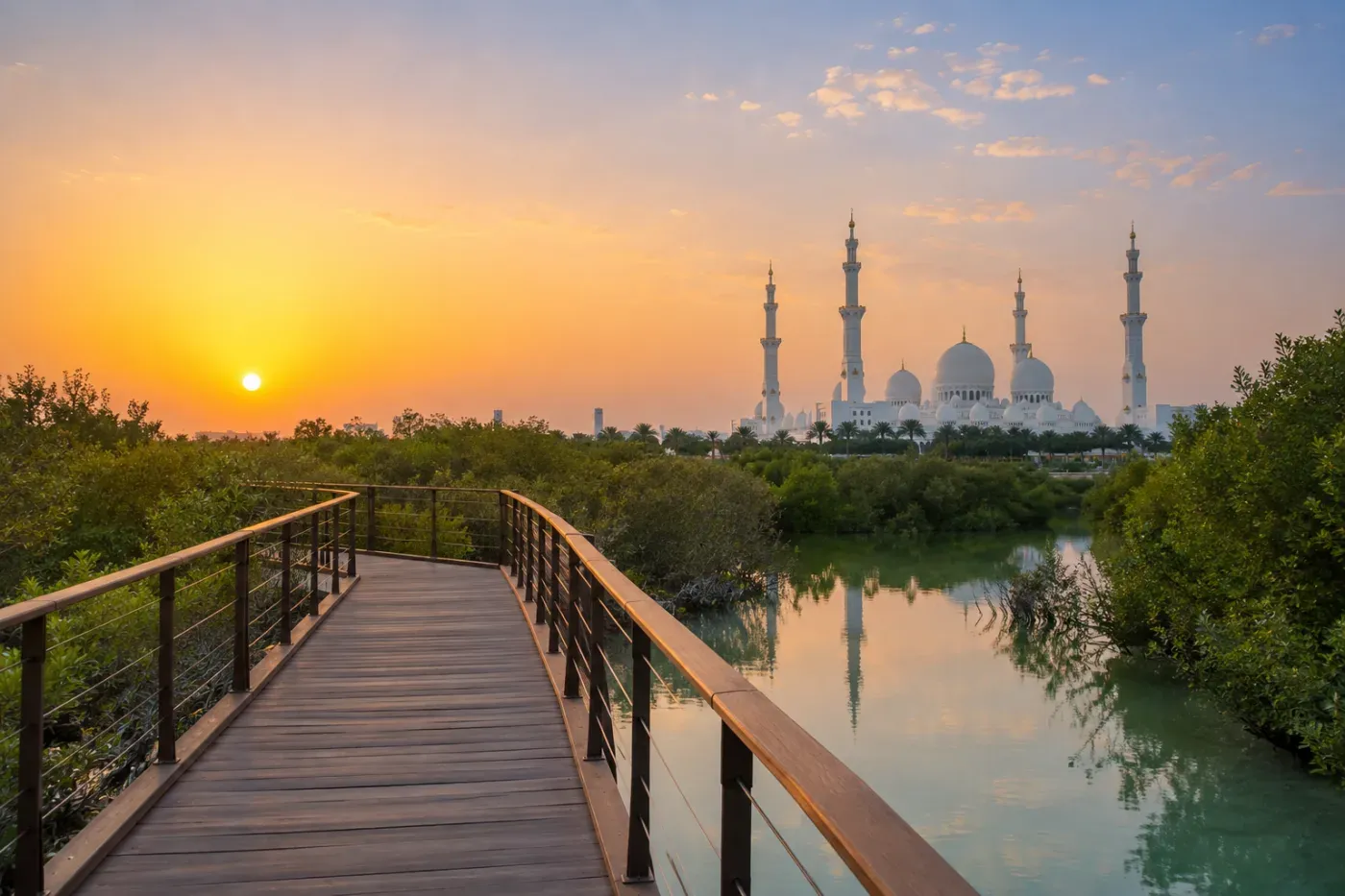 Jubail Mangrove + Mosque Combo Tour