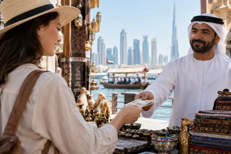 UAE dirham banknotes
