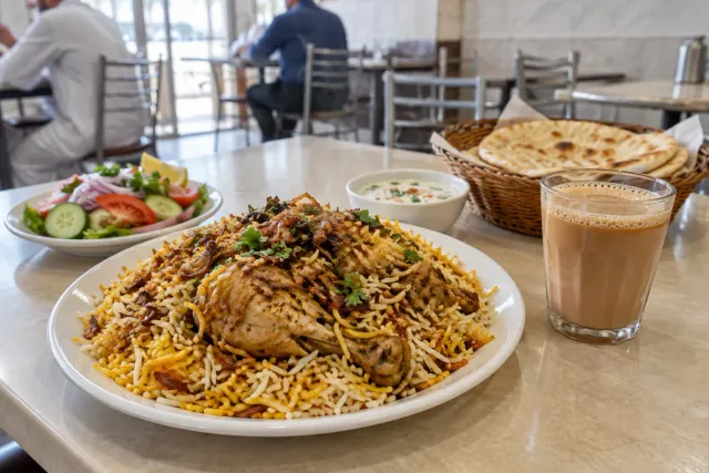 Al Mina cafeterias — massive portions