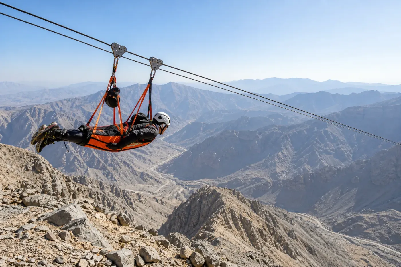 Jebel Jais Flight Zipline — world's longest
