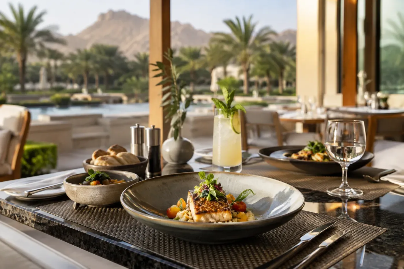 Al Ain Rotana dining