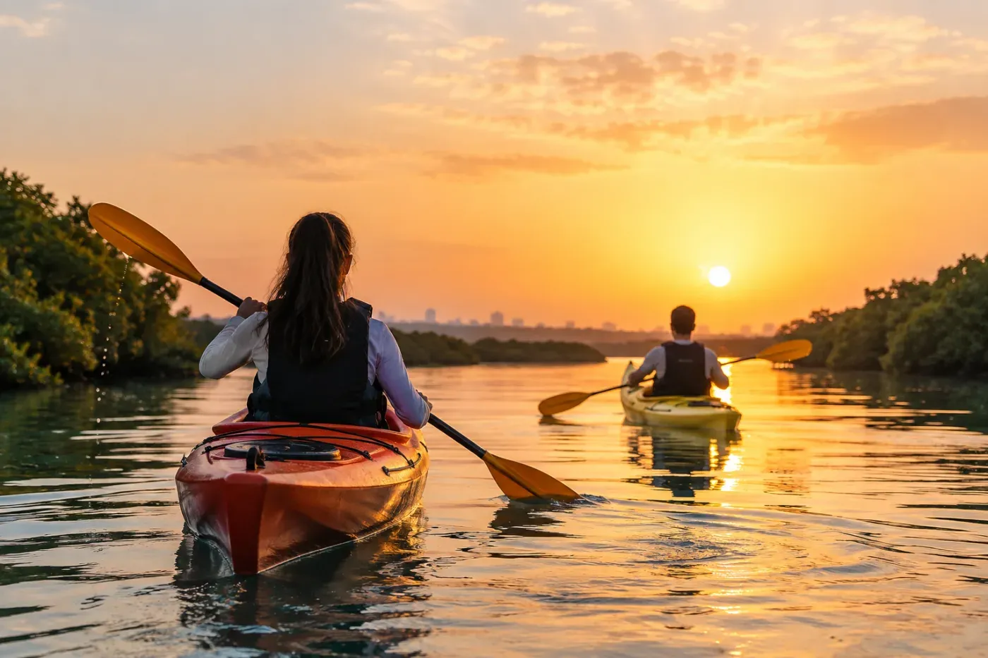 Al Zorah Sunrise Kayaking Tour